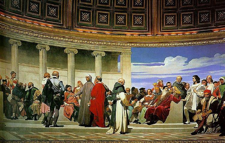 Hippolyte Delaroche section 3 of the Hemicycle